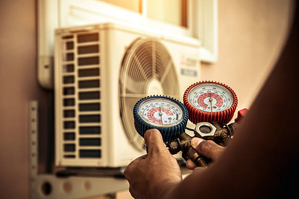 Professional Hvac Installation technician working in Mont Clare, PA
